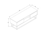 COMODA TV wera, Nuc, 140x50x40 cm