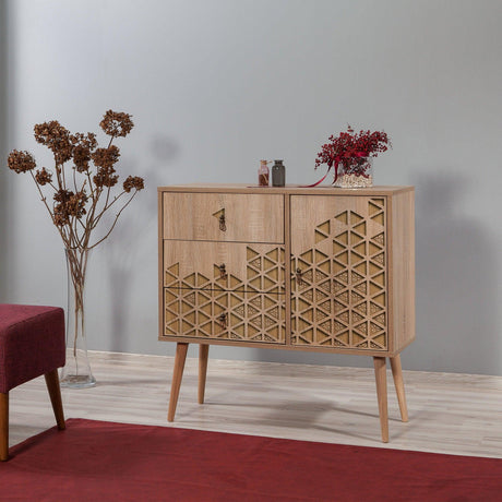 Comoda Verybox - Dresser 1, Sonoma, 90x40x90 cm