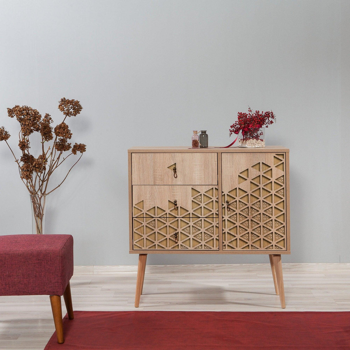 Comoda Verybox - Dresser 1, Sonoma, 90x40x90 cm