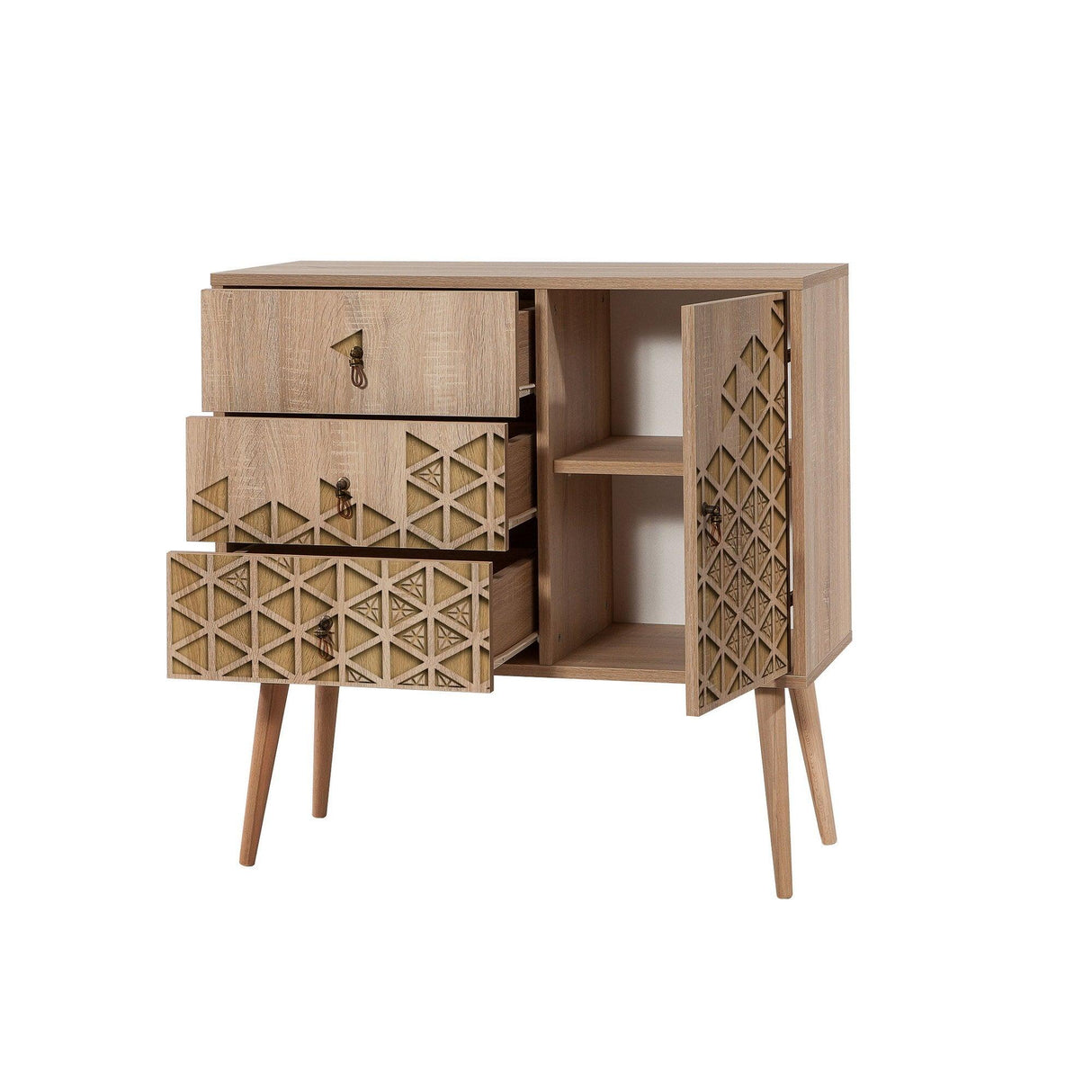 Comoda Verybox - Dresser 1, Sonoma, 90x40x90 cm