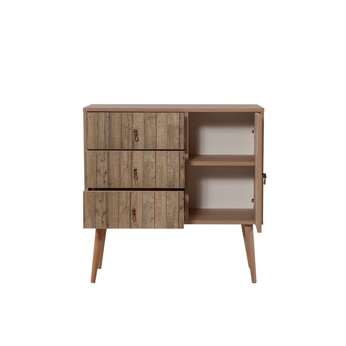 Comoda Verybox - Dresser 11, Stejar Sonoma, 90x40x90 cm