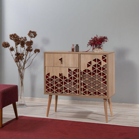 Comoda Verybox - Dresser 3, Sonoma, 90x40x90 cm