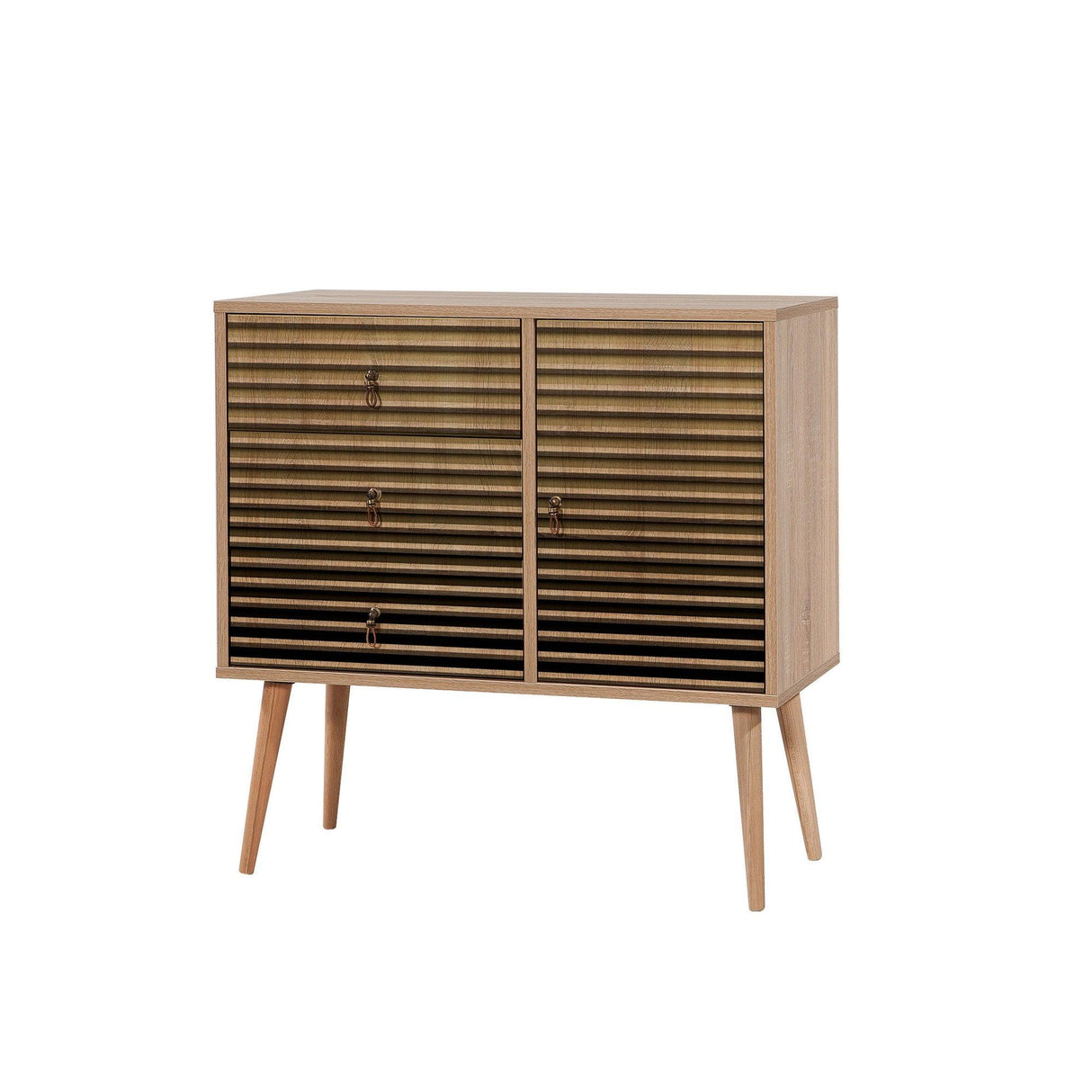 Comoda Verybox - Dresser 5, Sonoma, 90x40x90 cm