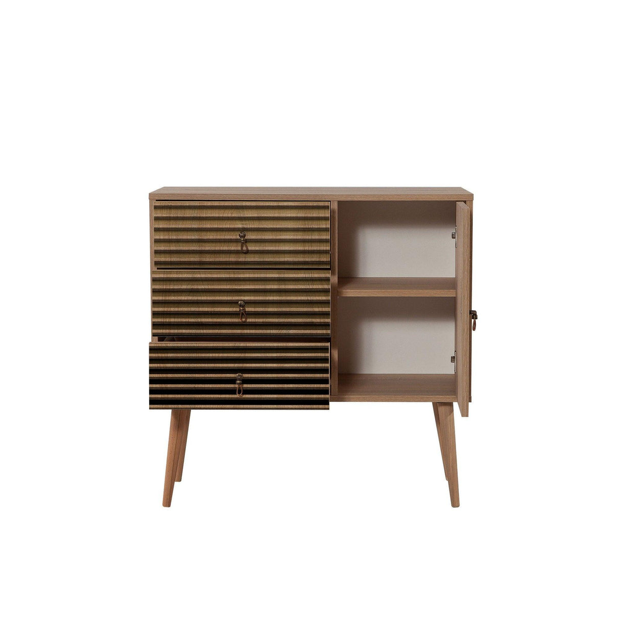 Comoda Verybox - Dresser 5, Sonoma, 90x40x90 cm