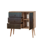 Comoda Verybox - Dresser 7, Sonoma, 90x40x90 cm