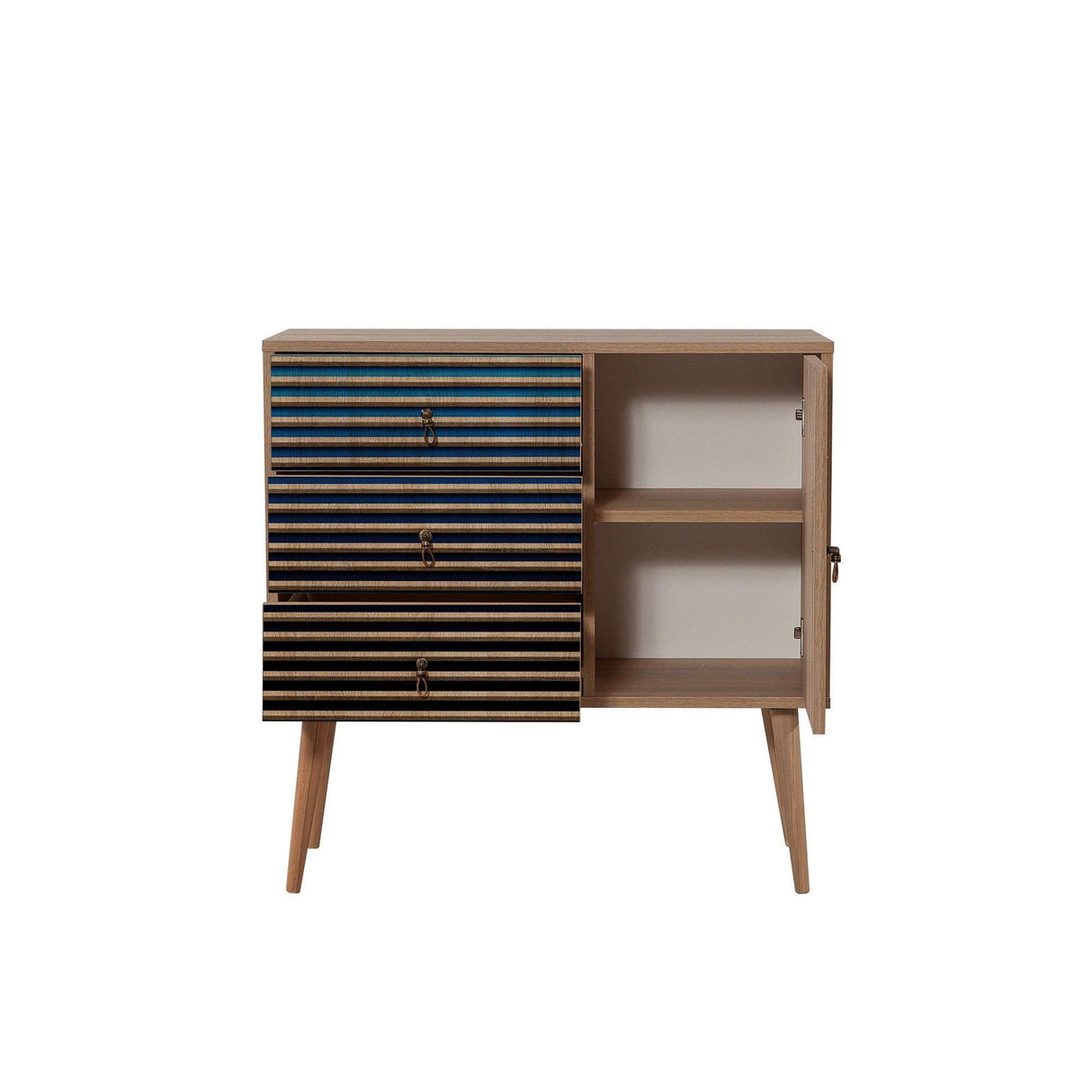 Comoda Verybox - Dresser 7, Sonoma, 90x40x90 cm