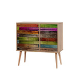 Comoda Verybox - Dresser 9, Sonoma, 90x40x90 cm