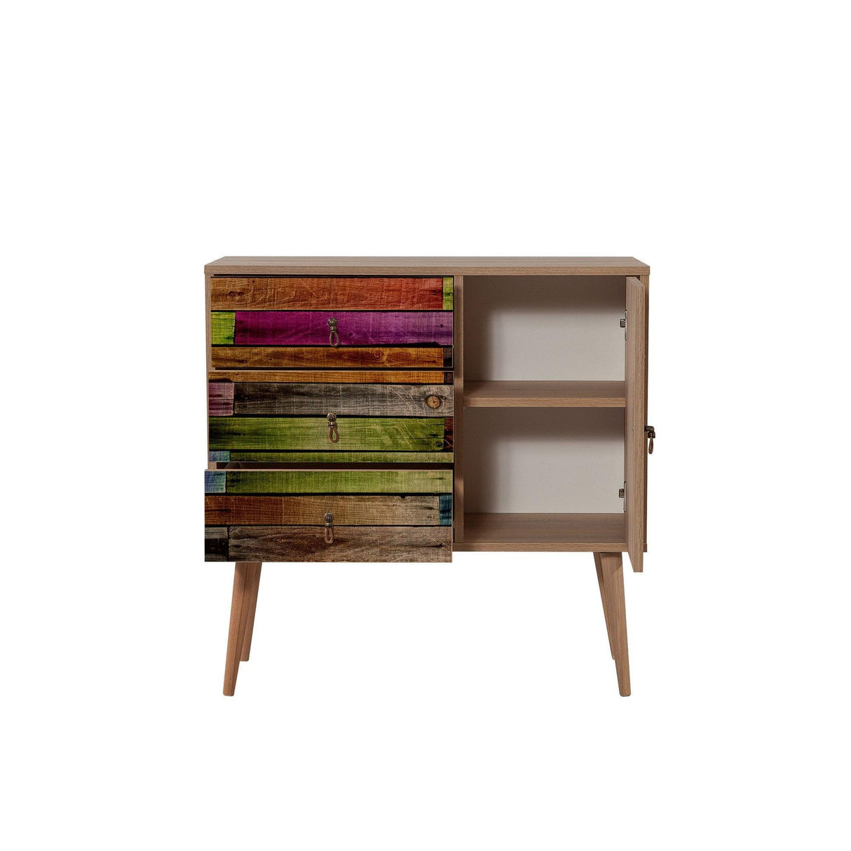 Comoda Verybox - Dresser 9, Sonoma, 90x40x90 cm