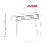 Consola Forest, Nuc, 120x89x35 cm