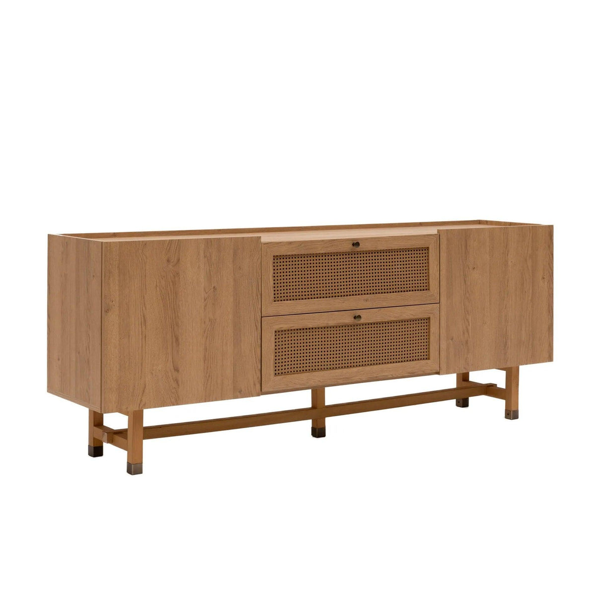 Consolă Madison Console, Stejar, 200x81x45 cm