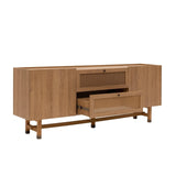 Consolă Madison Console, Stejar, 200x81x45 cm