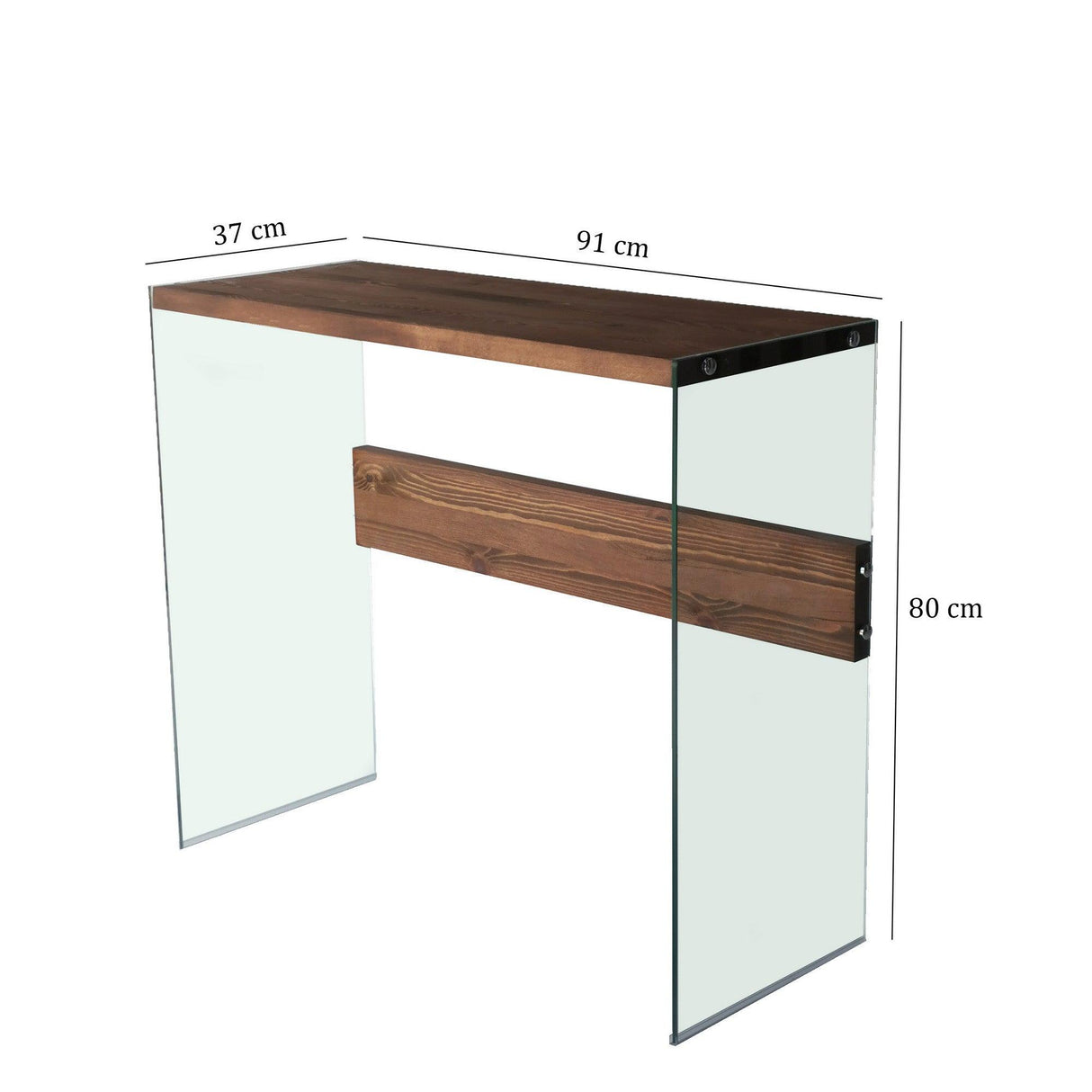 Consola Niagara Dark, Nuc, 37x80x91 cm