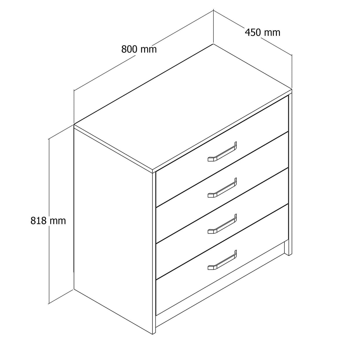 Dulap Grande 3600, Nuc, 80x82x45 cm