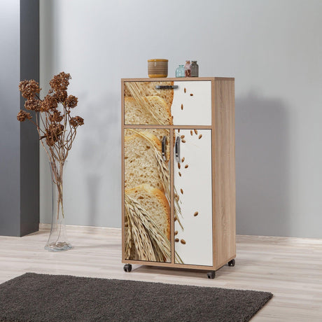 DULAP MULTIFUNCTIONAL Kiler - Multi Purpose Cabinet 2, Stejar Sonoma, 116x36x60 cm