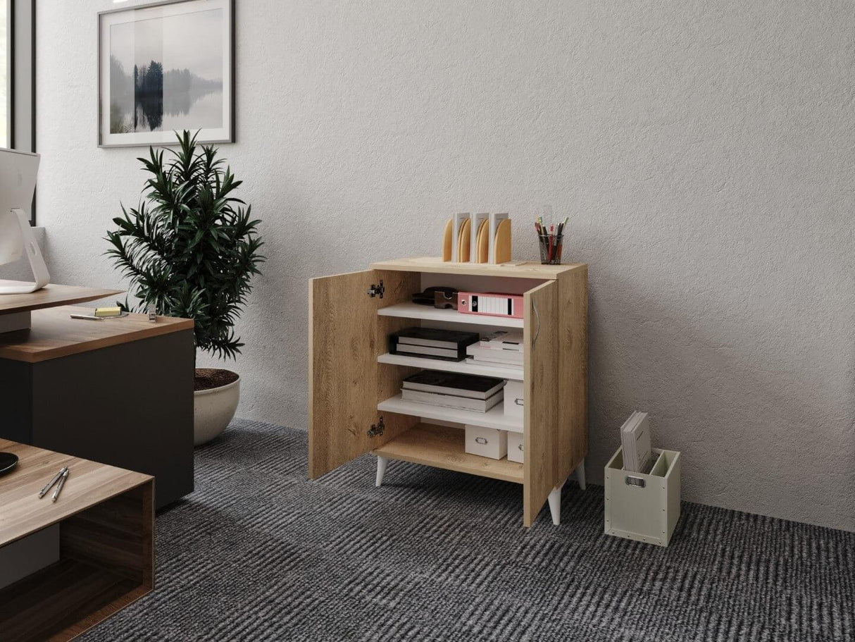 DULAP MULTIFUNCTIONAL Minus - Oak, Stejar, 37x83x70 cm