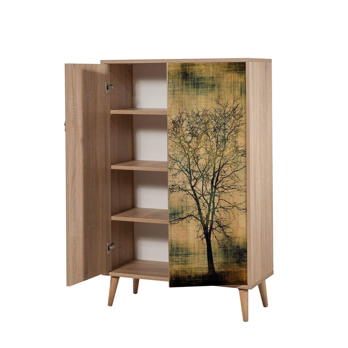 DULAP MULTIFUNCTIONAL Multibox -Multi Purpose Cabinet 13, Stejar Sonoma, 127x36x80 cm