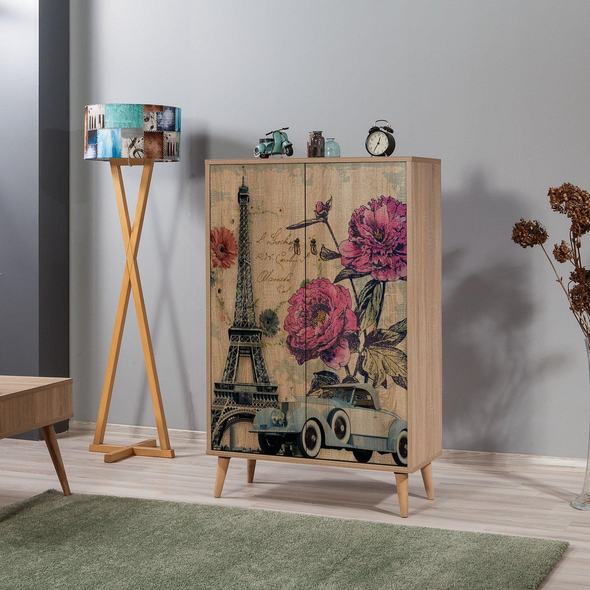 DULAP MULTIFUNCTIONAL Multibox -Multi Purpose Cabinet 14, Stejar Sonoma, 127x36x80 cm