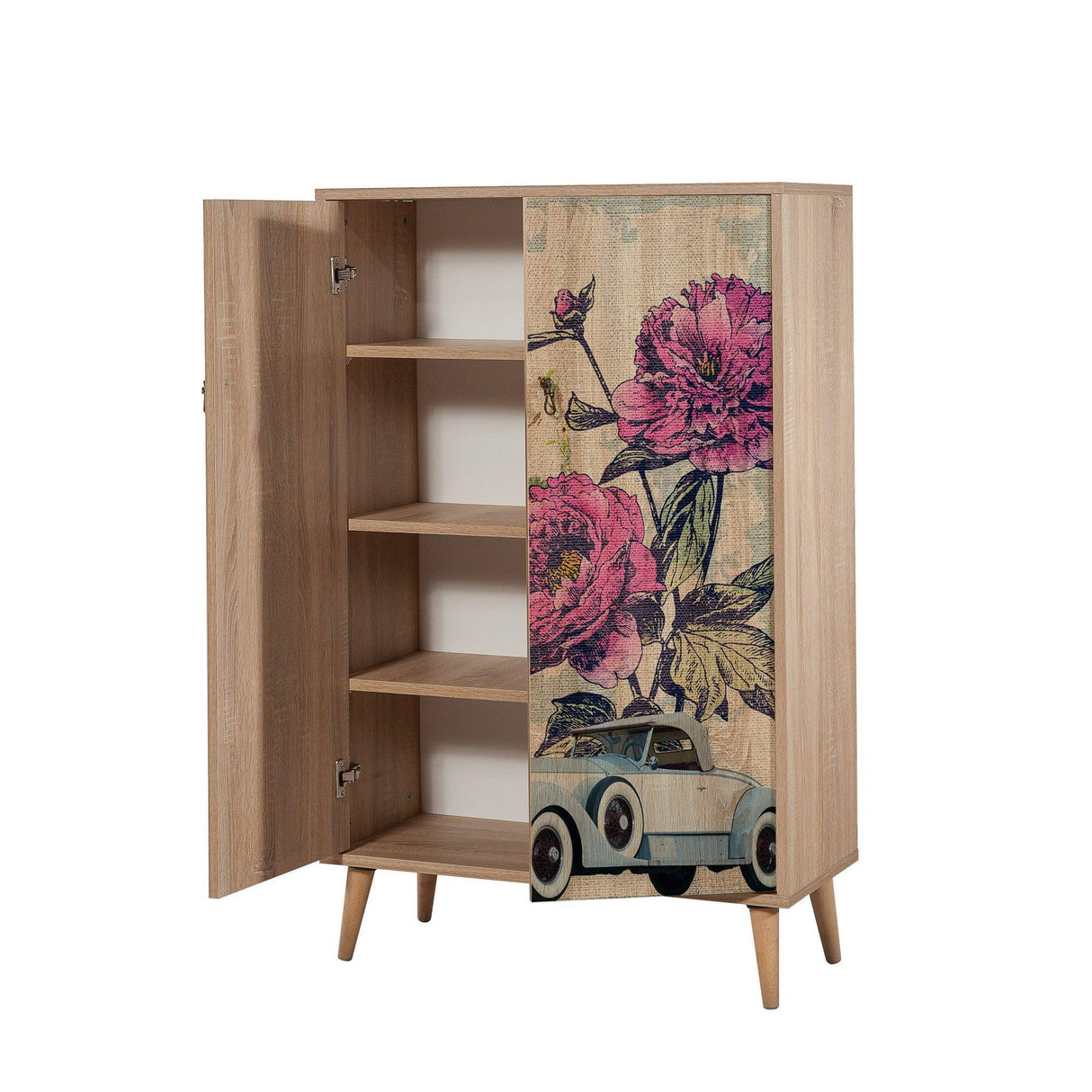 DULAP MULTIFUNCTIONAL Multibox -Multi Purpose Cabinet 14, Stejar Sonoma, 127x36x80 cm