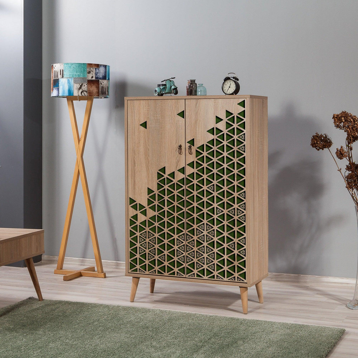 DULAP MULTIFUNCTIONAL Multibox -Multi Purpose Cabinet 2, Stejar Sonoma, 127x36x80 cm