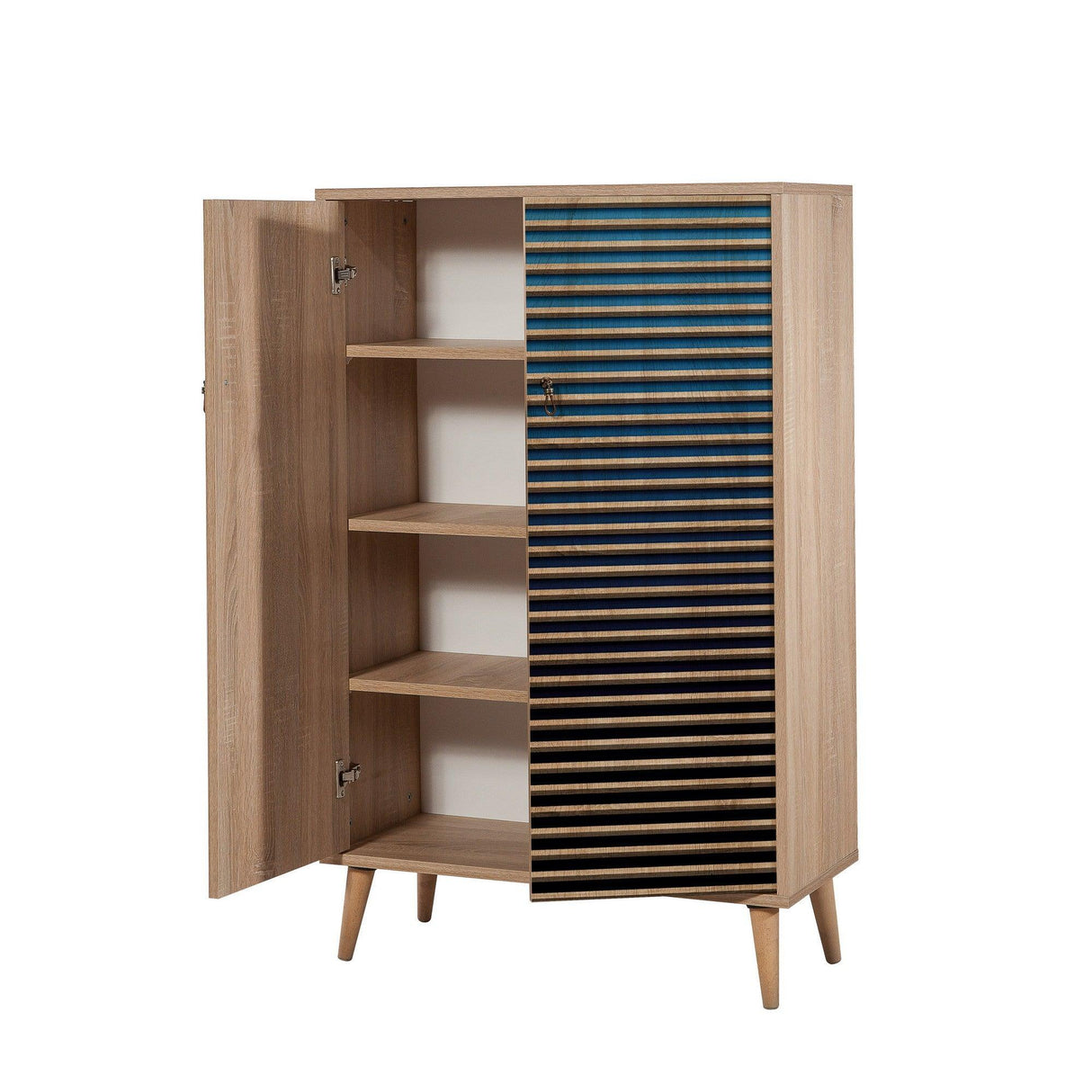 DULAP MULTIFUNCTIONAL Multibox -Multi Purpose Cabinet 8, Stejar Sonoma, 127x36x80 cm