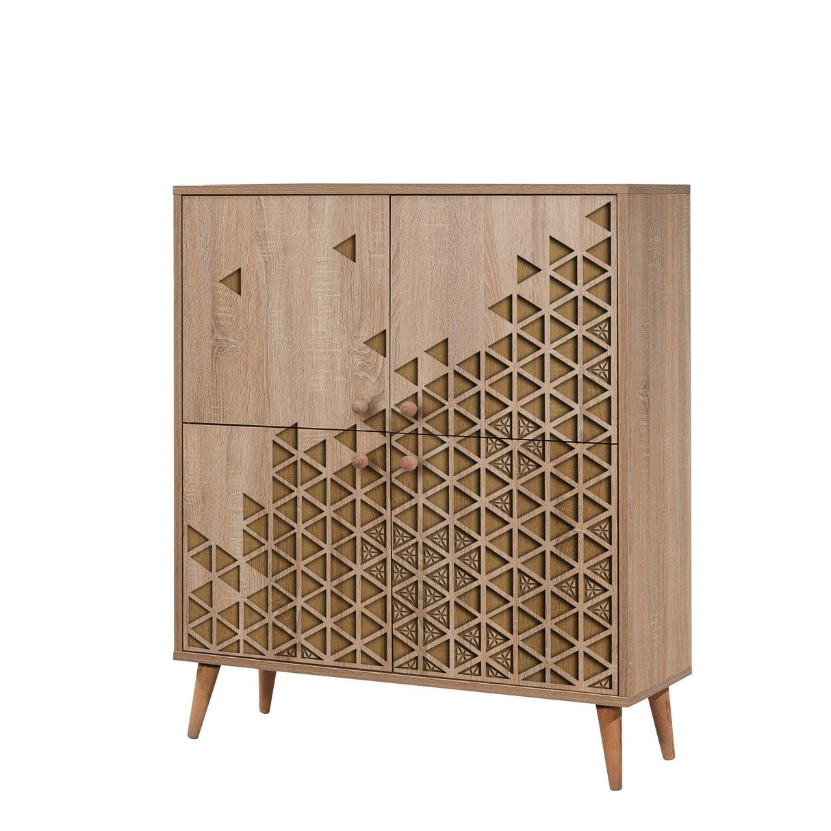 DULAP MULTIFUNCTIONAL MULTİLÜX-120 Multi Purpose Cabinet 1, Stejar Sonoma, 111x36x95 cm