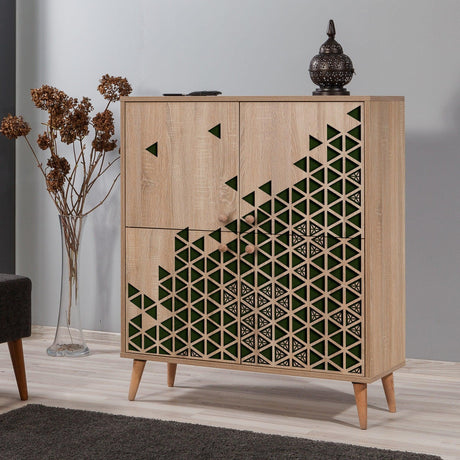 DULAP MULTIFUNCTIONAL MULTİLÜX-120 Multi Purpose Cabinet 2, Stejar Sonoma, 111x36x95 cm