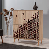 DULAP MULTIFUNCTIONAL MULTİLÜX-120 Multi Purpose Cabinet 3, Stejar Sonoma, 111x36x95 cm