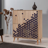 DULAP MULTIFUNCTIONAL MULTİLÜX-120 Multi Purpose Cabinet 4, Stejar Sonoma, 111x36x95 cm