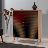 DULAP MULTIFUNCTIONAL MULTİLÜX-120 Multi Purpose Cabinet 7, Stejar Sonoma, 111x36x95 cm