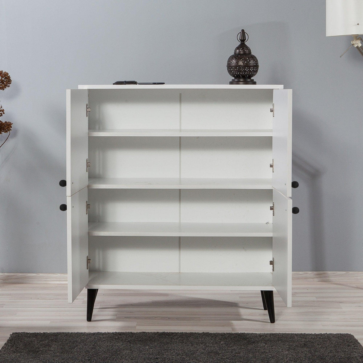 DULAP MULTIFUNCTIONAL Multilüx Multi Purpose Cabinet 4, Alb, 111x36x95 cm