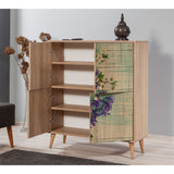 DULAP MULTIFUNCTIONAL Multilüx Multi Purpose Cabinet 5, Stejar Sonoma, 111x36x95 cm