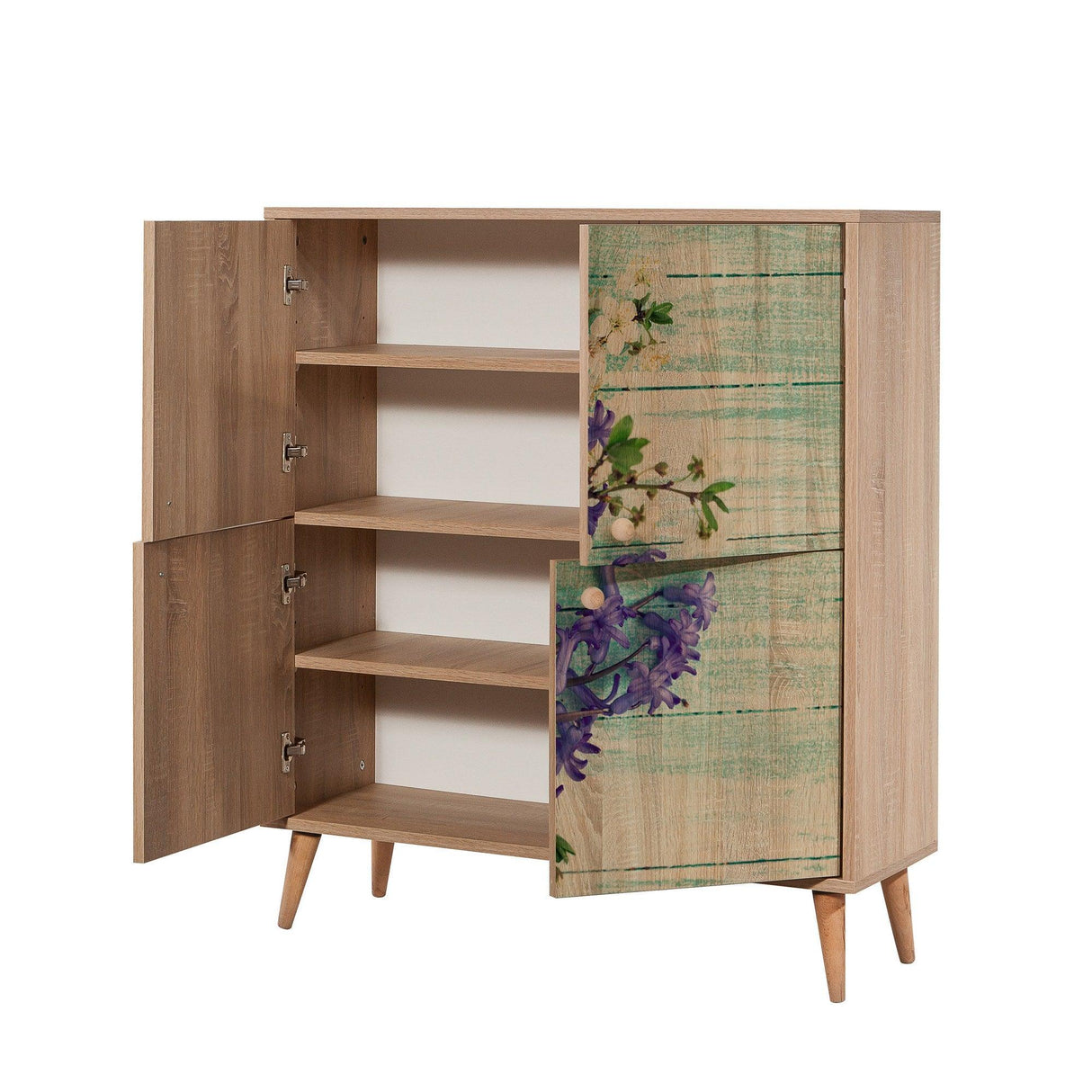 DULAP MULTIFUNCTIONAL Multilüx Multi Purpose Cabinet 5, Stejar Sonoma, 111x36x95 cm