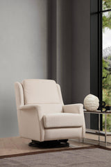 Fotoliu Rotativ Costor Wing Chair, Alb, 100 x 82 x 100 cm