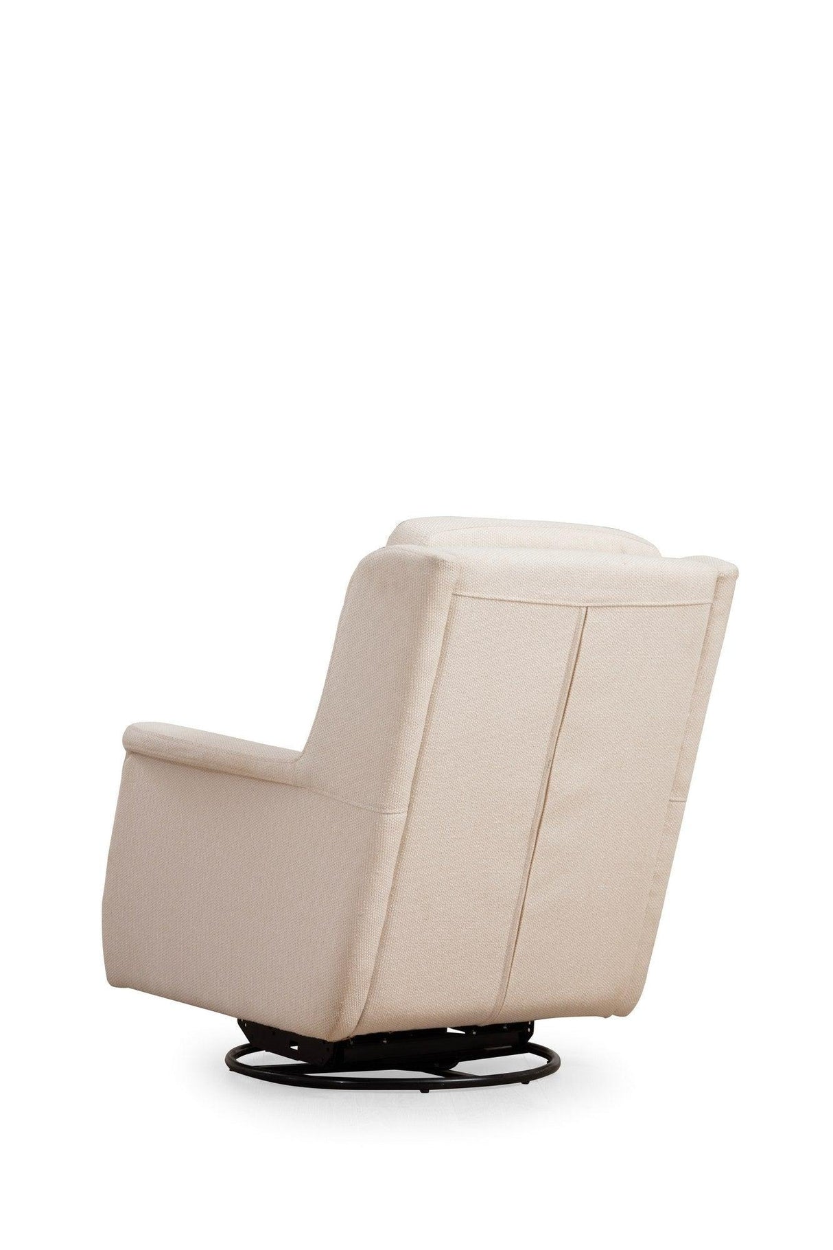 Fotoliu Rotativ Costor Wing Chair, Alb, 100 x 82 x 100 cm