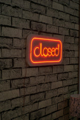 Lampa Neon Closed, Roșu