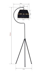 Lampadar TM236, Negru