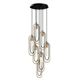 Lustra Cerco Chandelier, Negru