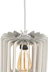 Lustra Cylinder Chandelier, Alb