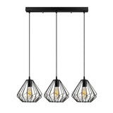 Lustra Diamond Chandelier, Negru