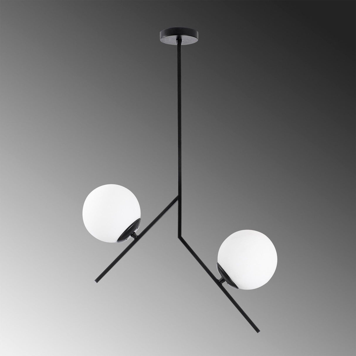 Lustra Dolunay Chandelier, Negru