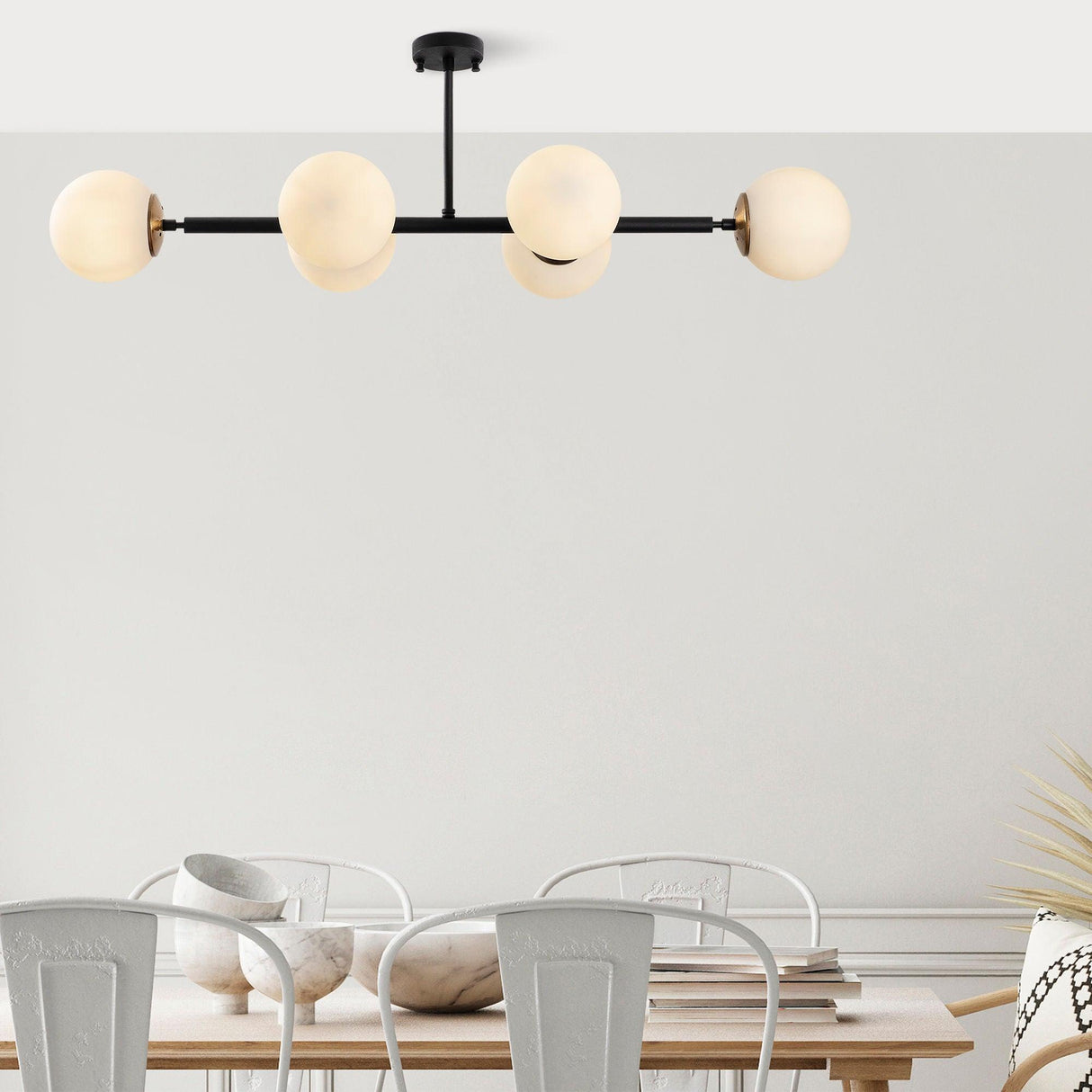 Lustra Fazli Chandelier, Negru