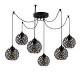 Lustra Fellini Chandelier, Negru