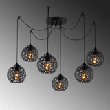 Lustra Fellini Chandelier, Negru