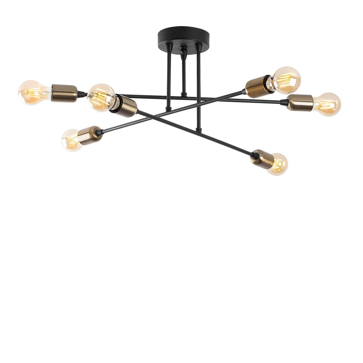 Lustra Fleur Chandelier, Negru