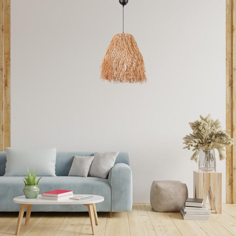 Lustra Fringe Chandelier, Natural