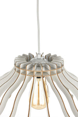 Lustra Fringed Chandelier, Alb