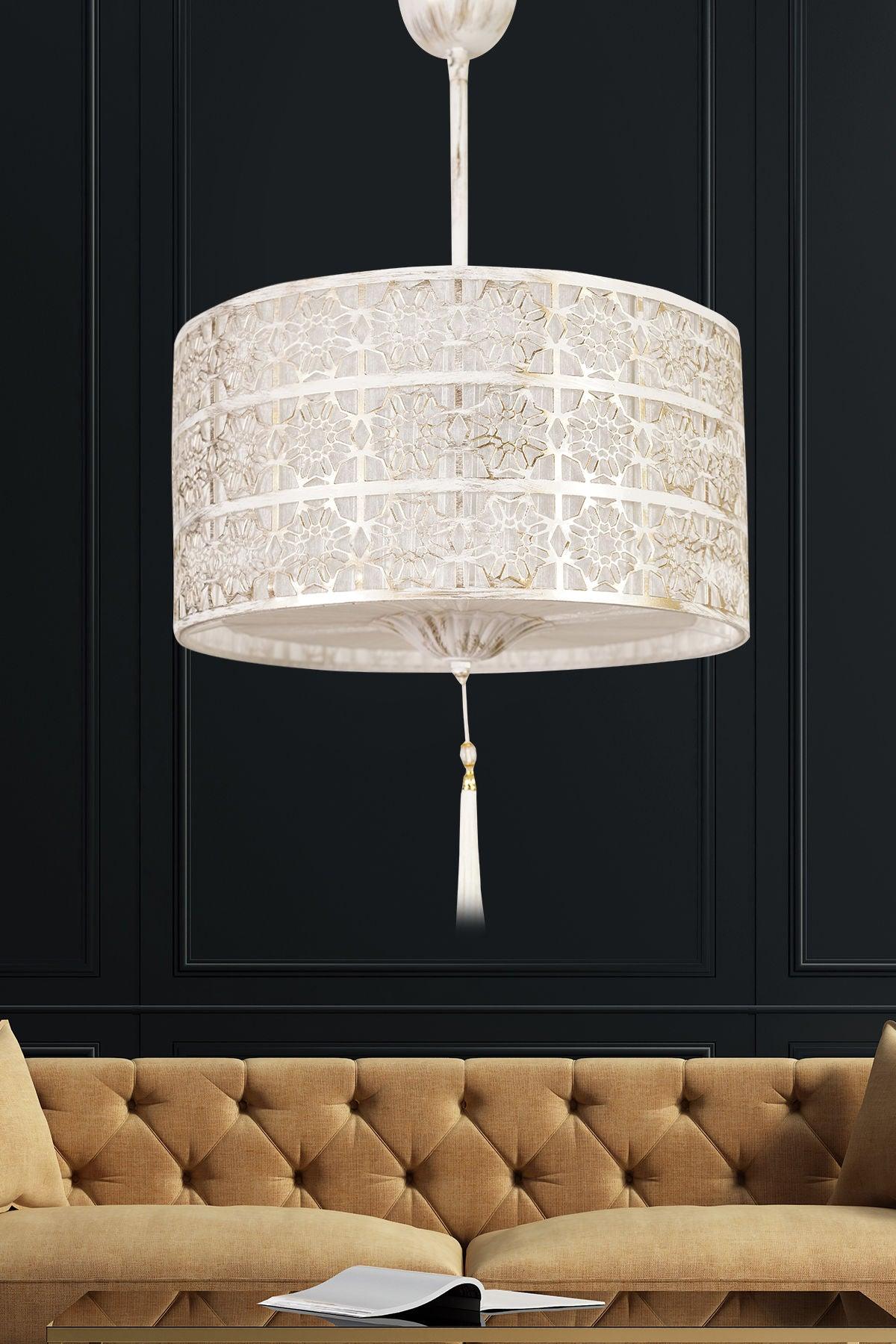 Lustra HM280 Chandelier, Alb