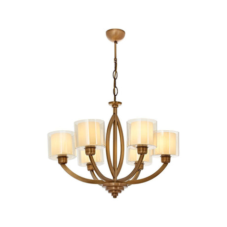 Lustra Hunt Chandelier 1876-61, Crem