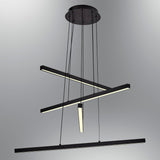 Lustra L1244 Chandelier, Negru