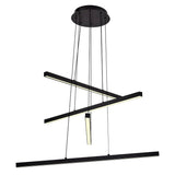 Lustra L1244 Chandelier, Negru